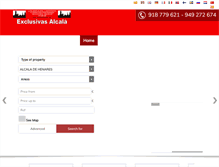 Tablet Screenshot of exclusivasalcala.com